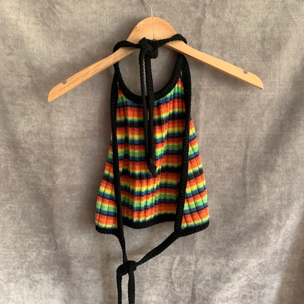 Vintage knitted halter top circa approx. 1997